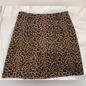 Leopard Print Women's Skirt